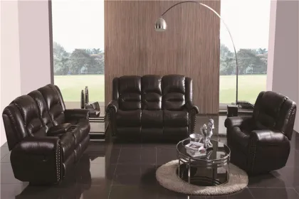 Multi-functional leather  swivel sofa for home furniture