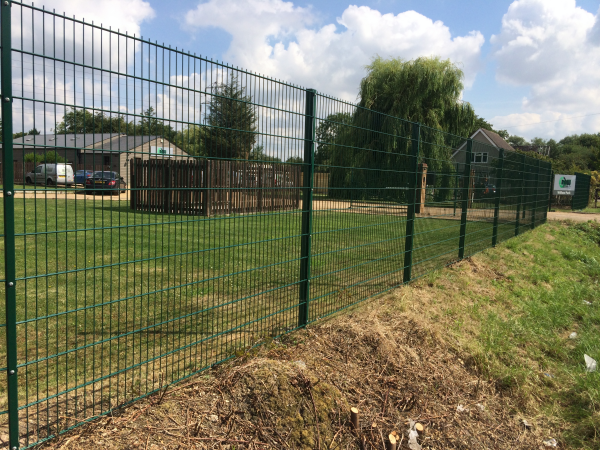 double wire panel fence0