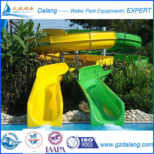 Anti-UV Fiberglass Water Slides for Sale