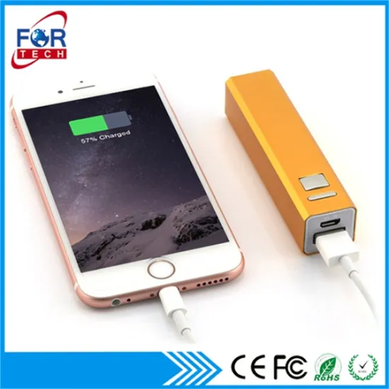 Promotion Electronical Items 18650 Battery Charger Party Emergency Power Bank 2600 mAh Gift