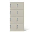 8 Door Standard Metal Locker 12" Wide