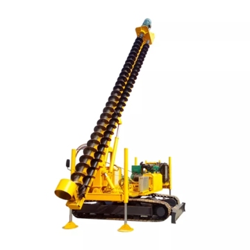 HWD8Y Crawler-Mounted Drill for 8m Deep Spiral Pile Driving in Soil Formation