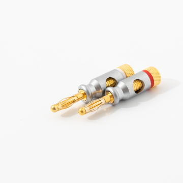 High Premium Gold Plated 4mm Banana Plug Connectors - Stable and Reliable