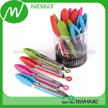 Heat-resistant Kitchen Silicone Cooking Tongs