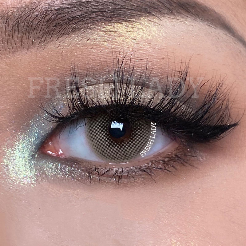 Top Selling 10 Colors Fresh Lady Private Label Natural Lenses Cosmetic Wholesale Color Contacts
