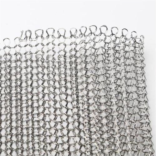 Woven Square Wire Mesh SS 316 knitted wire mesh tube/stainless steel gas-liquid separate filter/knitted wire mesh filter Manufactory