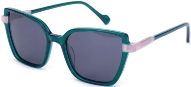 C5 Acetate Eyeglasses Frame Green、Translucent Pink