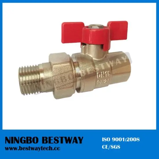 T handle Brass Union Ball Valve PN16