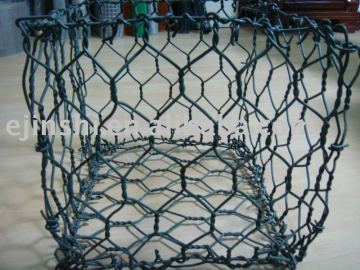 Woven mesh gabion mattresses