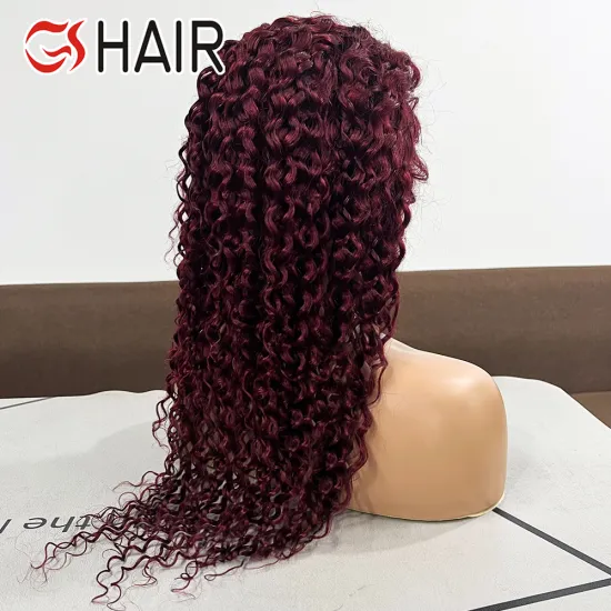 GS Wholesale Burgundy Lace Front Wig - New Arrival Virgin Human Hair