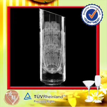 Mini Oblique Round 95ml Glass Whisky Decanter