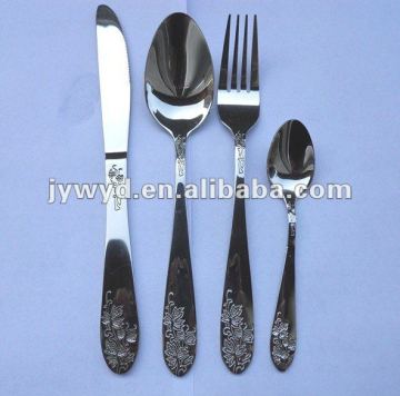 2012 newly design stainless steel cutlery set