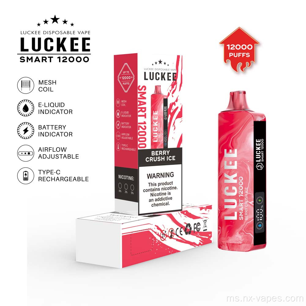 Luckee Smart 12000 Puffs Vape Vape Borong