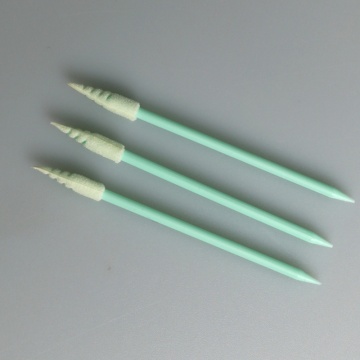 Lint Free Headset Cleaning Spiral Pointed Foam Swab