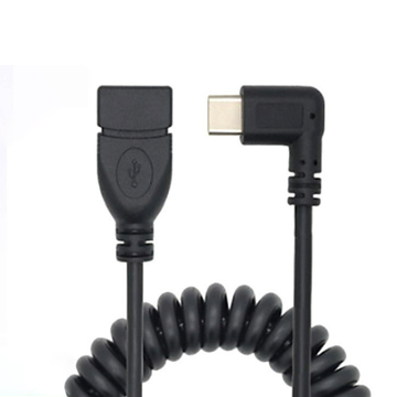 Spiraalvormige otg kabel een vrouw om te type C