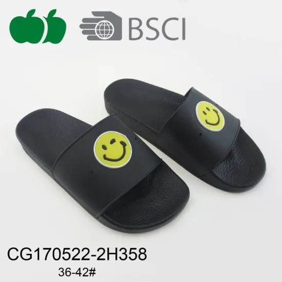 2017 Soft Open Toe Black Womens Slippers