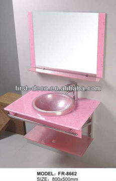 Glass bathroom wash basin FR-8662