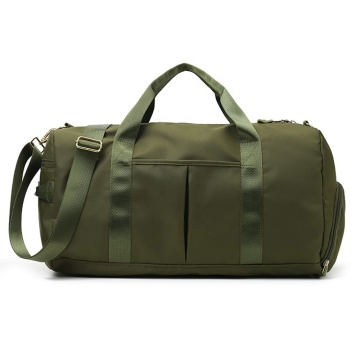 Wholesale Factory Men Women Nylon Custom Logo Fitness Sports Gym Bag Sport