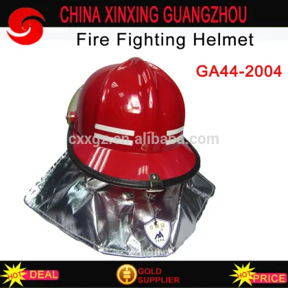 Red hight quality GA44-2004 standard Fire helmet