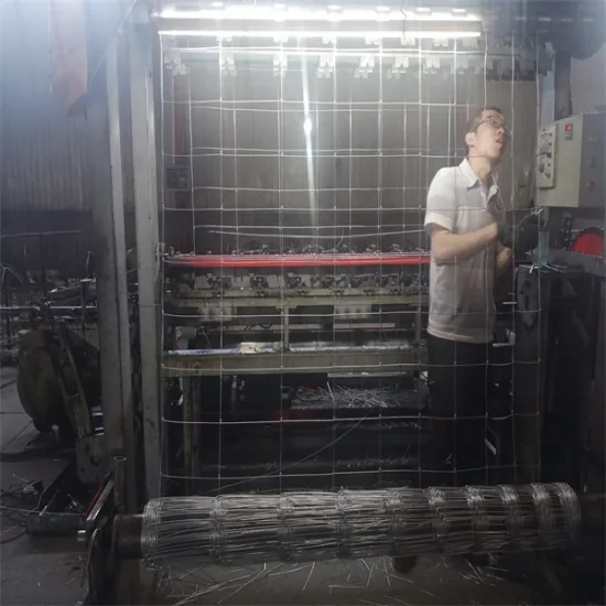 Galvanized Ring Lock Fixed Knot Woven Sheep and Deer Fence for Grasslands