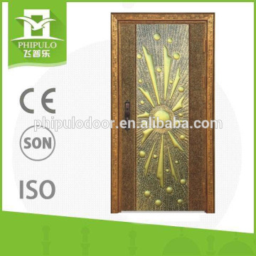 Fashionable design bullet proof door for jewelry shop front door