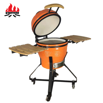 18 Inch Kamado BBQ Grill - Auplex Charcoal Egg Kamado for Outdoor Kitchens