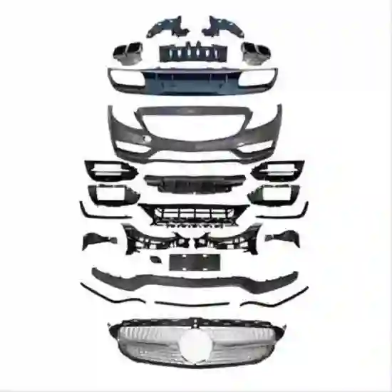 Full Body Kit Refit: Enhancing the Mercedes-Benz W205 C-Class 2015-2020 with a C63 AMG Bodykit