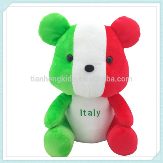 Teddy Bear National Flag Bear Series - Sitting pose(Italy)