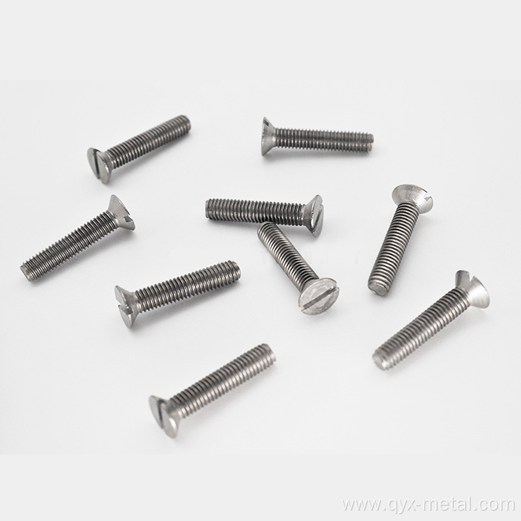 Flat Head Titanium Screw for Precision Applications