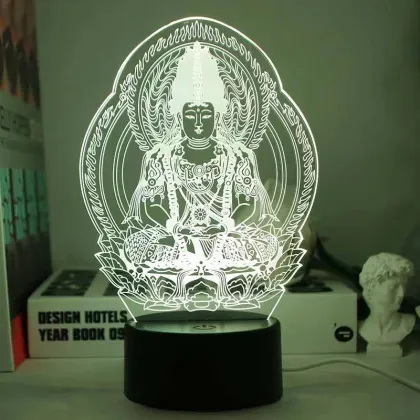 3D Buddha Atmosphere Night Light: Creating Serene Illumination for Your Space