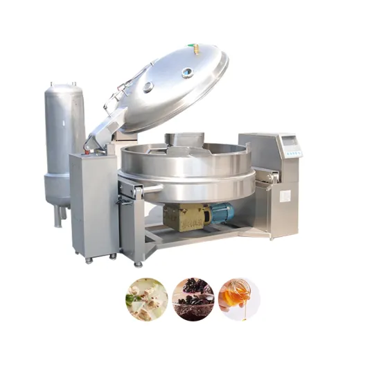 High Quality Industrial Steam Jacketed Kettle Wok Machine with Agitator for Potato Boiling
