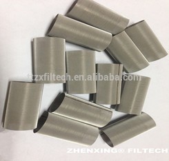 customize 304 316 Stainless steel filter parts welded sieve wire mesh
