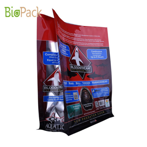 Good Seal Ability Aluminum foil Pet Food bag Square bottom and Low price