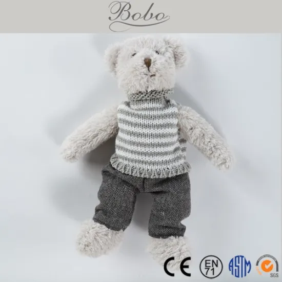 Lovely Teddy Bear Dressing Sweater Baby Toys