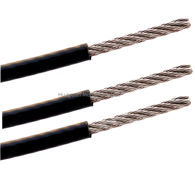 Low Price Blue PVC Coated Galvanized Steel Wire Rope