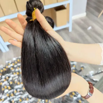China Factory 12A 100% Human Hair Bundles Cuticle Aligned Hair Weaving Unprocessed Mink Virgin Brazilian human hair bundles