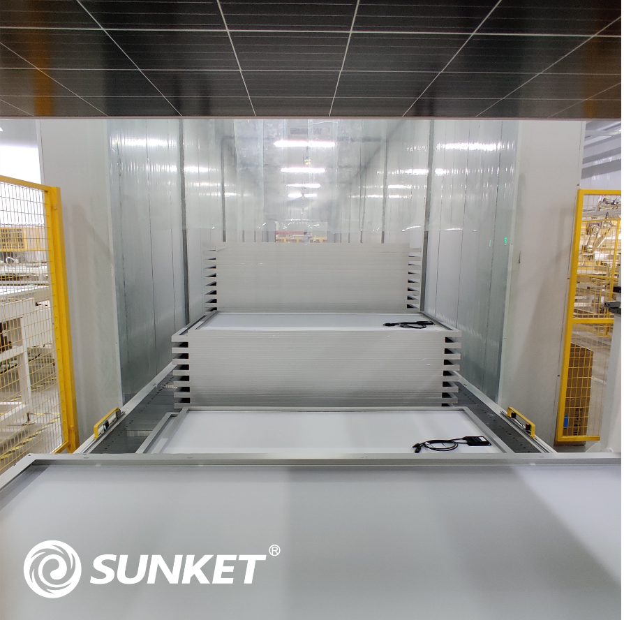 Sunket 150W 폴리 pv 모듈 태양 전지판