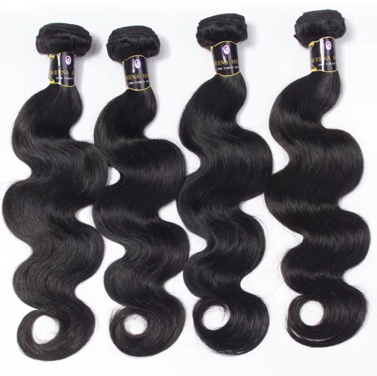 Brazilian long style natural human hair extension all types of woman hair weavons