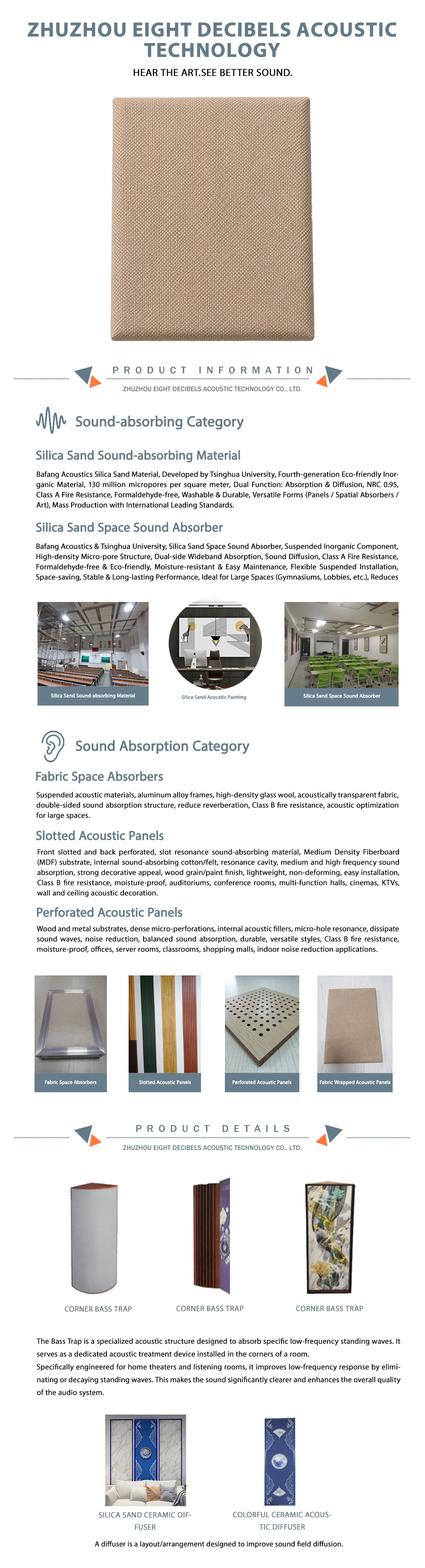 X-Fabric-upholstered acoustic panel