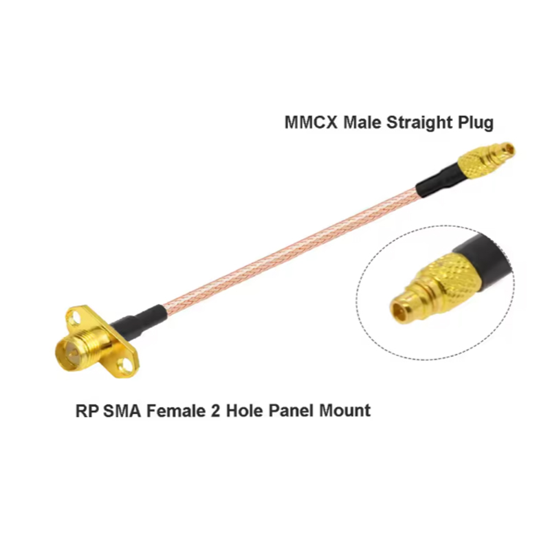 Mmcx to Sma Female 2 Hole Flange cable 2