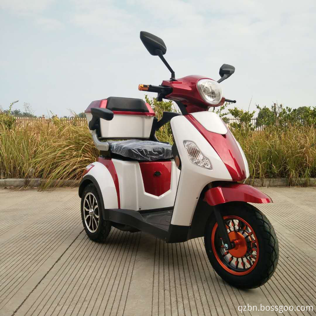 Two three-wheeled elderly scooters-3