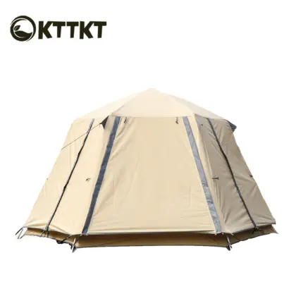 Instant Tent - Spacious Hexagonal Family Camping Tent