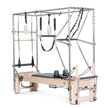 Pilates Reformer with Balanced Aluminum Cadillac and Custom Handles