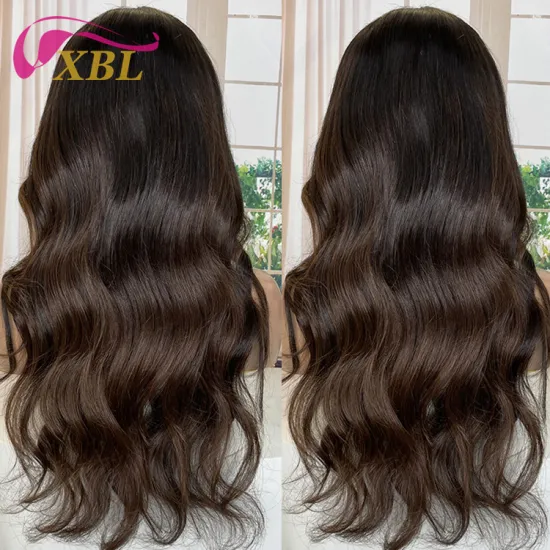 High-Quality Bleached Knots Virgin Cambodian Raw Human Hair XBL Stylist Wig: Top Tier HD Lace Frontal with 13x6 HD Lace
