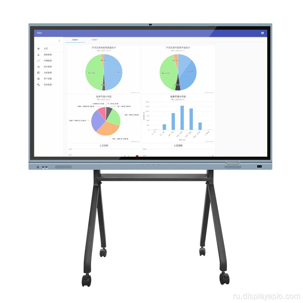 65 -дюймовая Windows Android Multimedia Smart Whiteboard