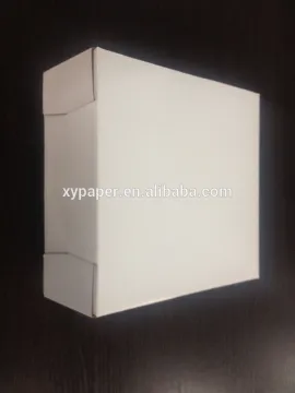 Customized white cardboard boxes