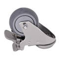 Lỗ bu lông 3 inch caster với phanh