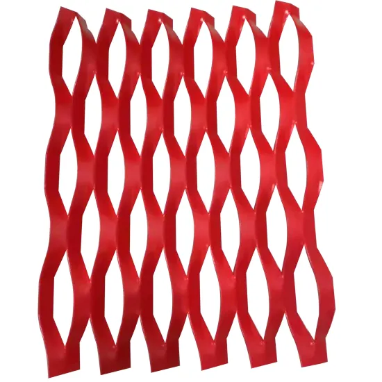 Akzonobel PVDF Expanded Metal Mesh for Wall Cladding and Ventilated Facades (5.5mm/6.0mm)