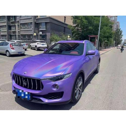 Purple luster holographic laser automobile vinyl