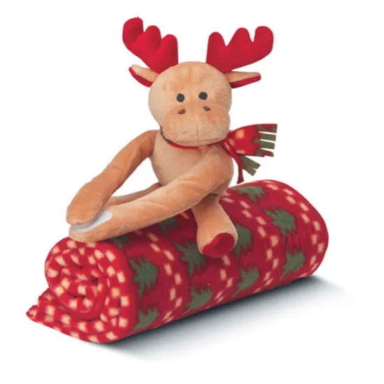 Custom Christmas series toy Blanket Security Blanket Toy Infant Toys Baby Blanket